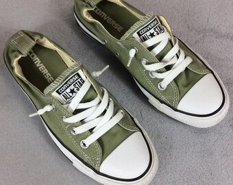 army green converse