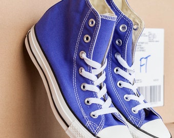 royal blue converse high tops