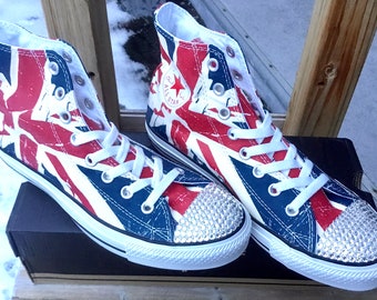 converse union jack shoes