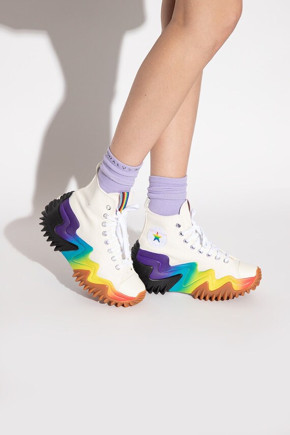 Converse Pride 2022 Run Star Hike Motion High LGBTQ Rainbow - Etsy 日本 Converse Pride 2022 Run Star Hike Motion High LGBTQ Rainbow - Etsy 日本