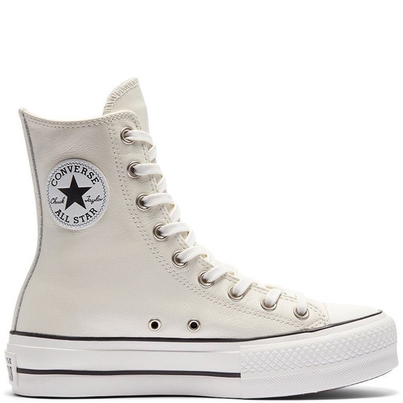 leather wedge converse