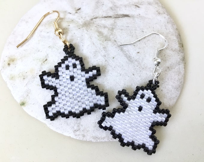 Halloween Earrings Ghost Bead Snap FOB Charm Bracelet Pin Pendant Silver Stainless Trick Treat Costume Cosplay Jewelry Kids Snapchat gifts