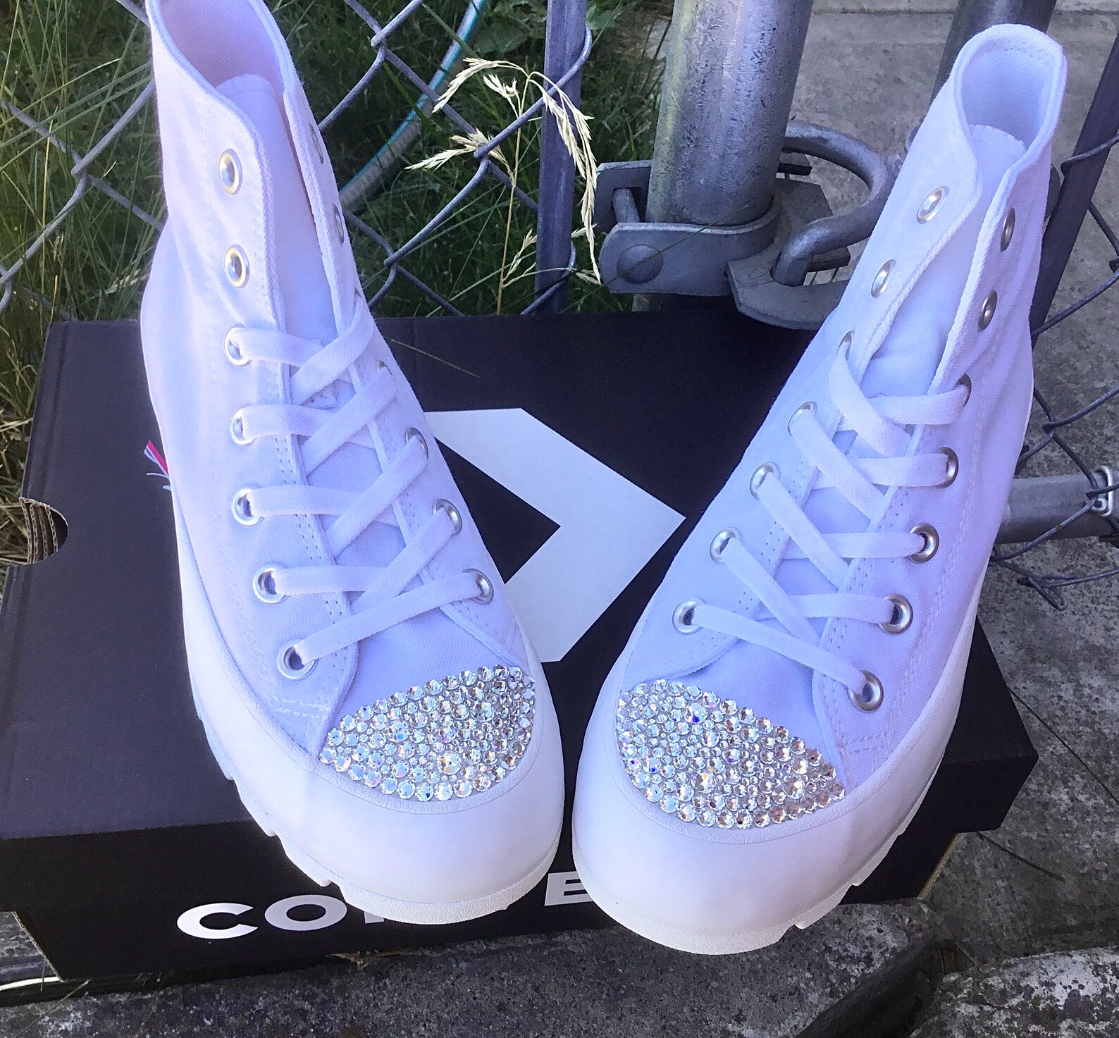 platform converse high top boot