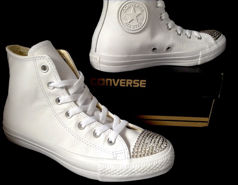 converse white mono leather