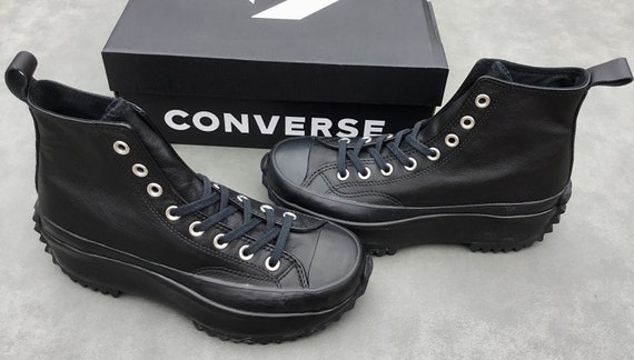 converse run star high top black