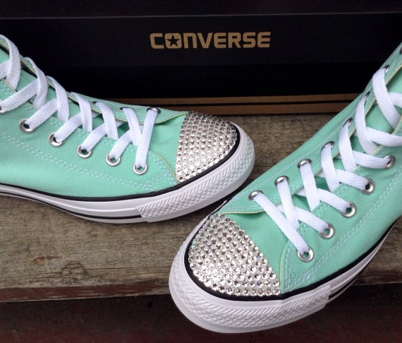mint high top converse