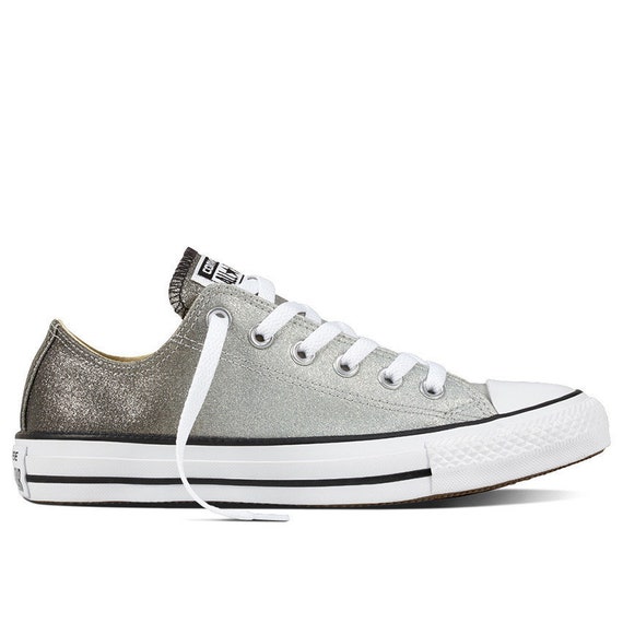 silver glitter chuck taylors