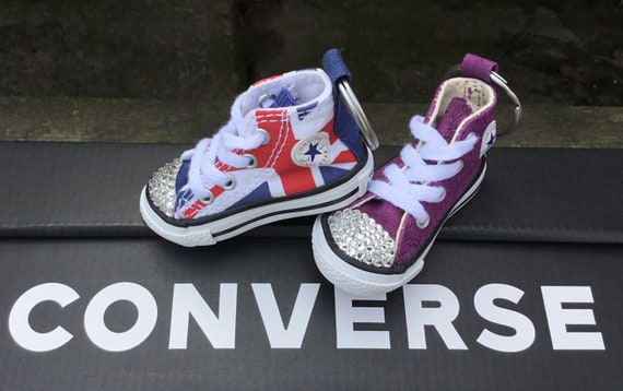 pink converse keychain