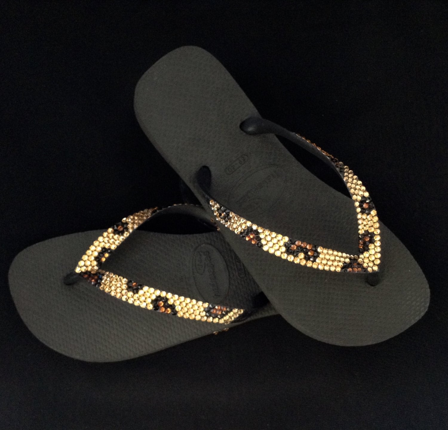 havaianas with bling