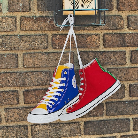 chuck taylor color block