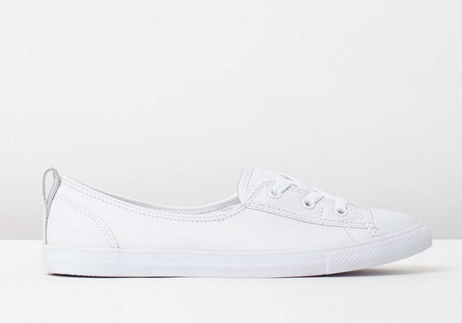 converse ballet white leather