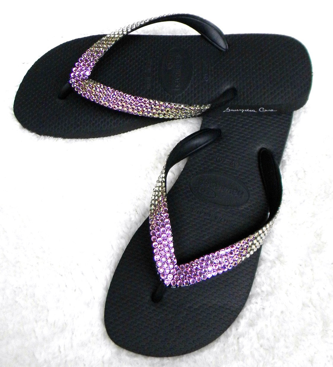 clear bling slides