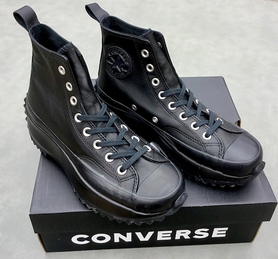 converse run star hike leather high top sneaker