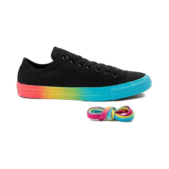 W US size 8 Black Pride Converse 