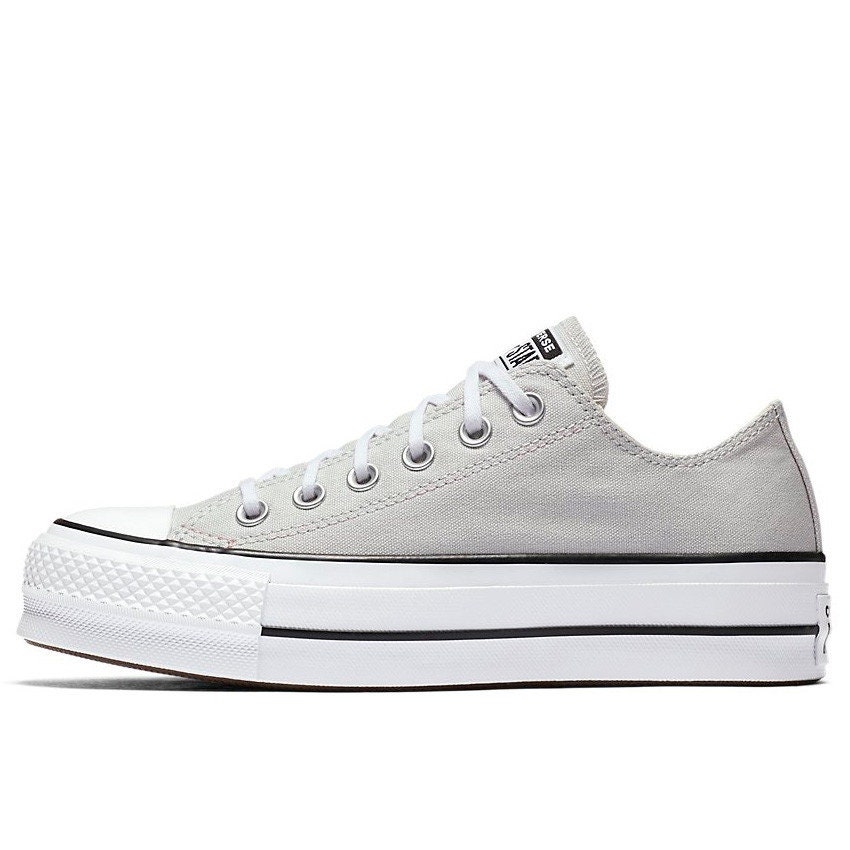 converse grey platform