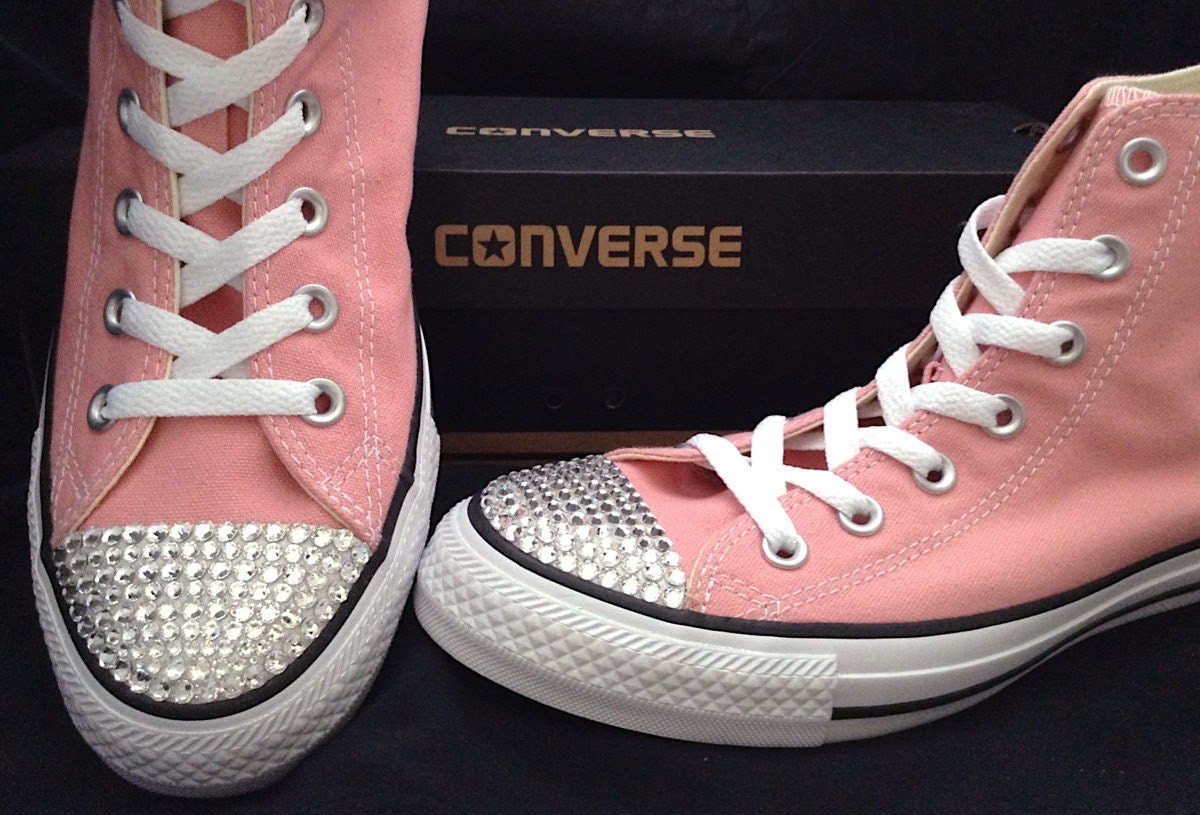 Pink Converse High Top Daybreak Blush Rose W US 8.5 Wedding Bride
