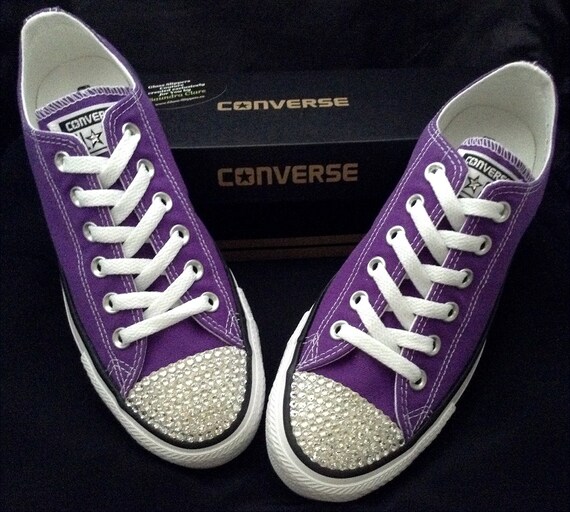 kids purple converse shoes