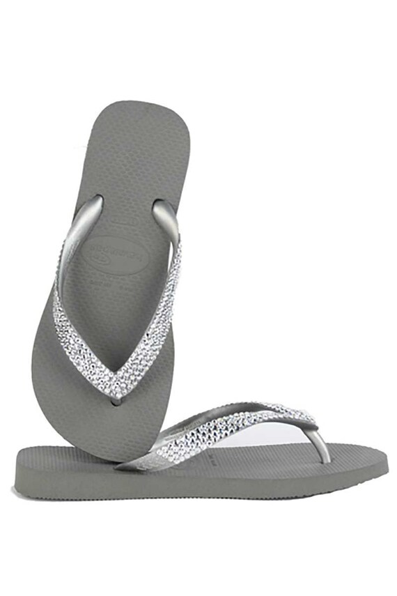 gray wedge flip flops