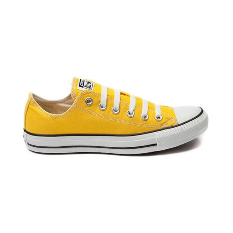 Yellow Converse Low Top Summer Lemon Custom w/ Swarovski | Etsy