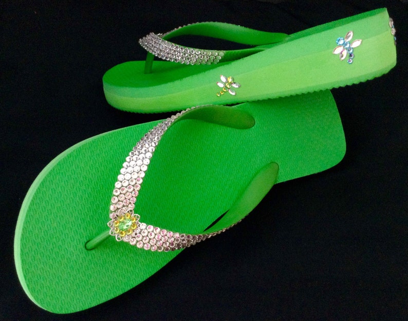 dragonfly flip flops