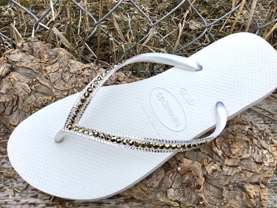 havaianas with jewels