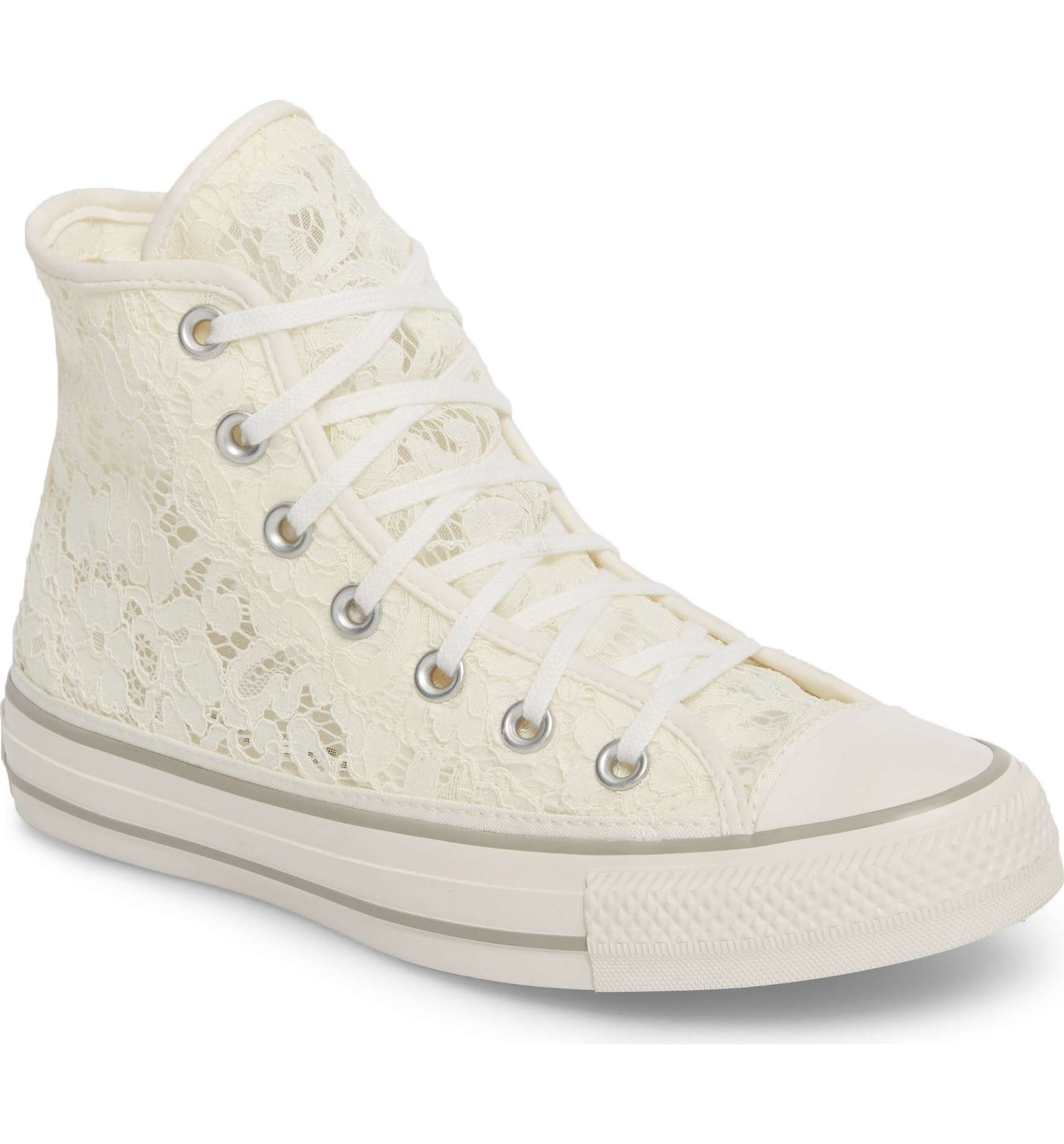 ivory high top converse
