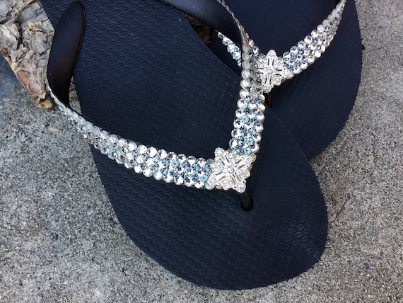 silver sparkly havaianas