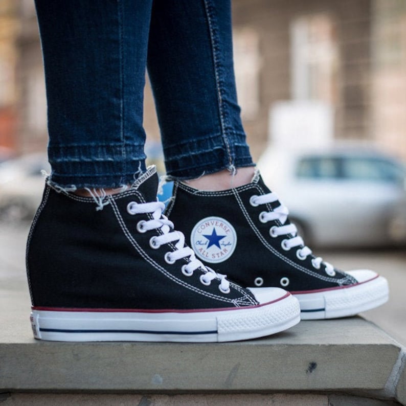 canvas shoes platform
