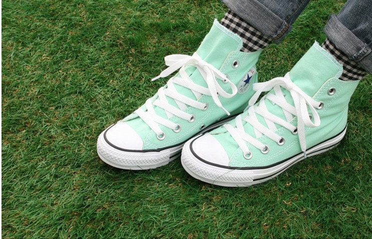 Mint Green Converse High Tops Pistachio Peppermint Seafoam Mint Green Converse High Tops Pistachio Peppermint Seafoam
