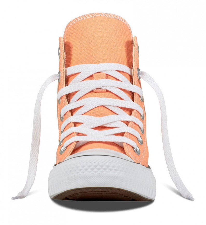Peach Converse High Top Sunset Apricot w/ Swarovski Crystal | Etsy