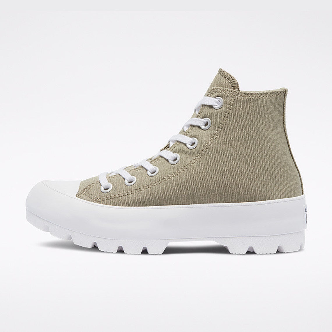 high top platform tan converse