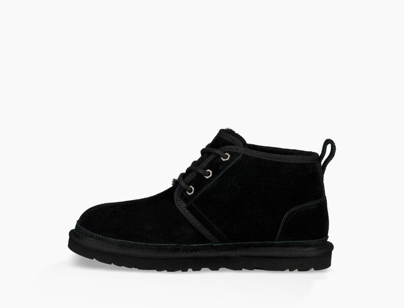 Custom UGG Neumel Short Boot Black Slip on Slippers Lady | Etsy