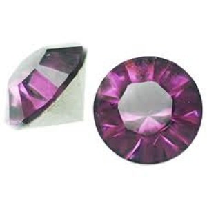 24 pcs Amethyst Purple February Swarovski Crystal Chaton point back 4mm pp31 series 1088 foiled gemstone jewelry repair DIY Rhinestone Beads