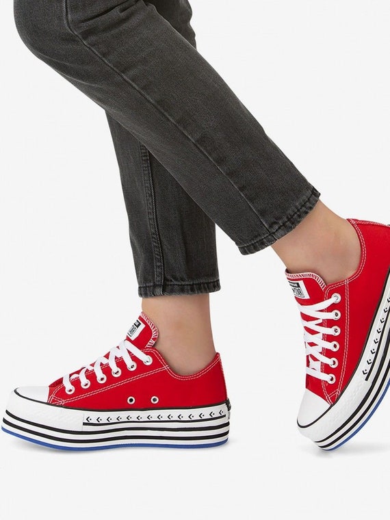 platform converse red