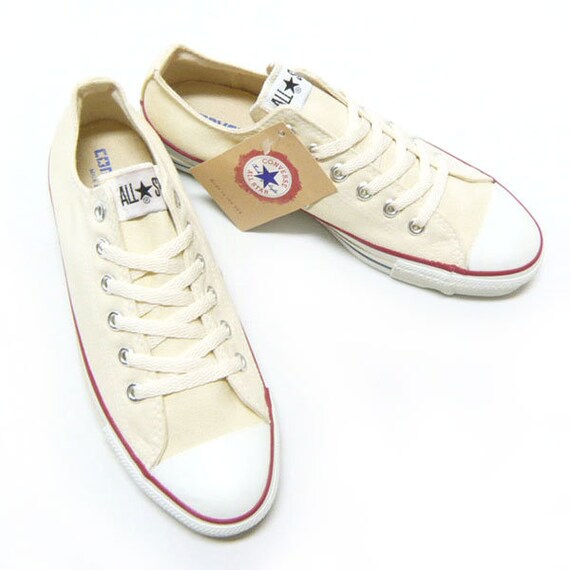 converse basse creme