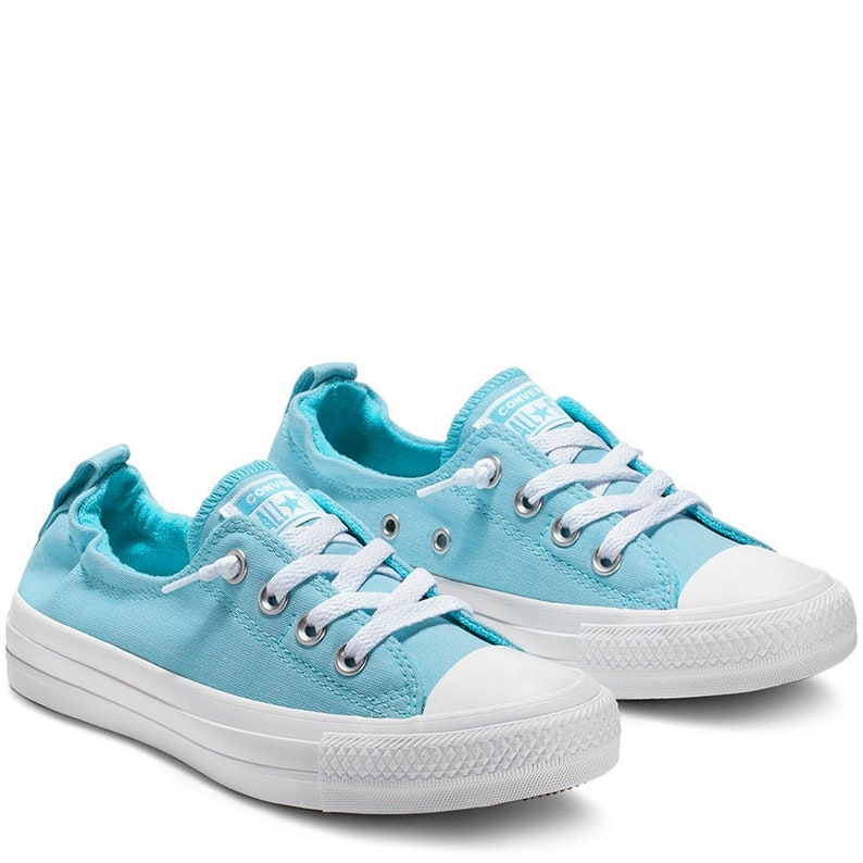Baby Blue Converse Low Top Shoreline Powder Aqua Slip on Etsy