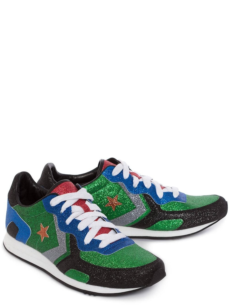 jw anderson converse glitter