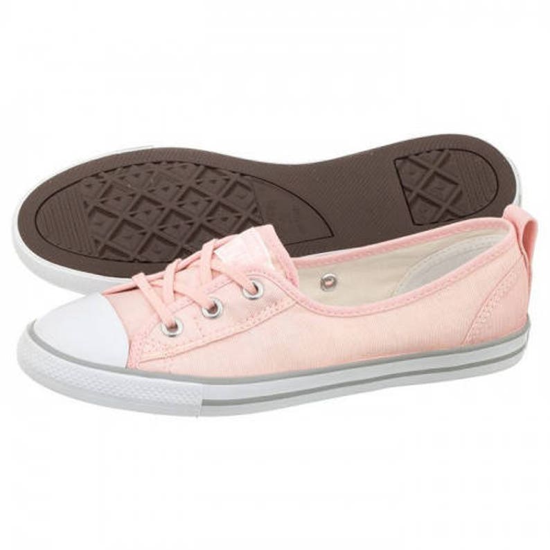 pink converse ballet flats