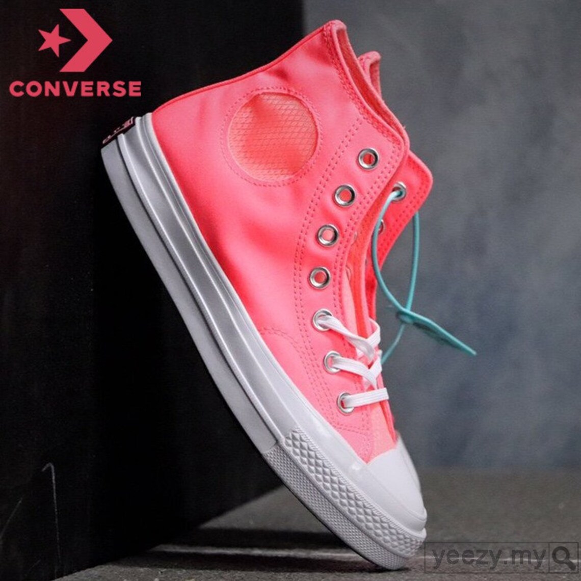 Blush Pink Converse High 70s Mesh Heat Rose Peral w/ Swarovski Etsy