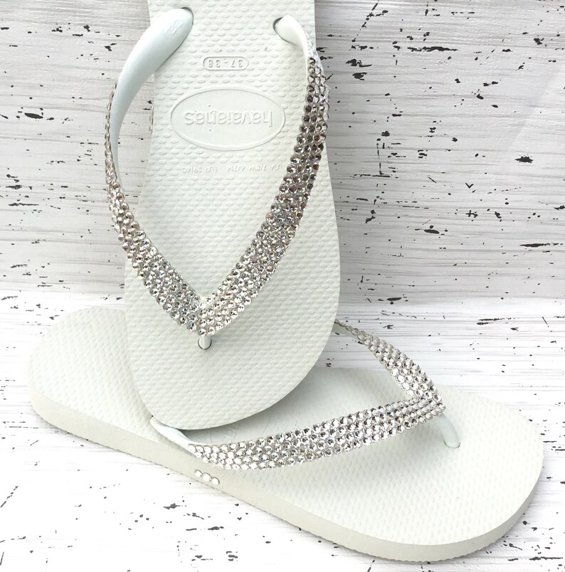 bling havaianas flip flops