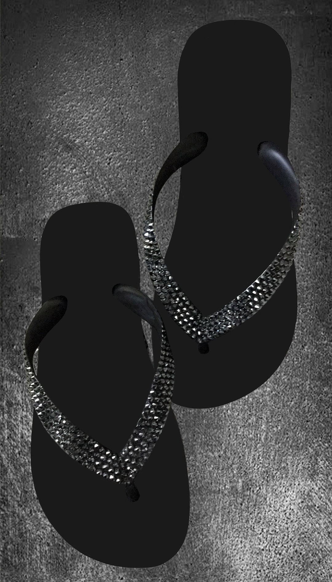 Flip Flops Crystal Flat Slippers