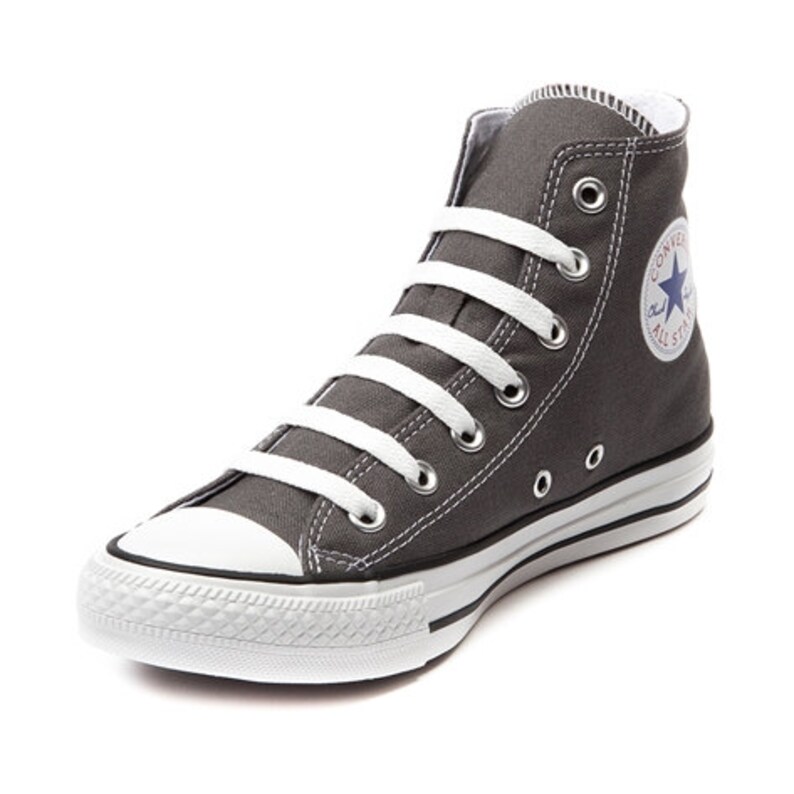 converse grey high cut