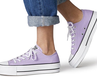 purple converse wedges