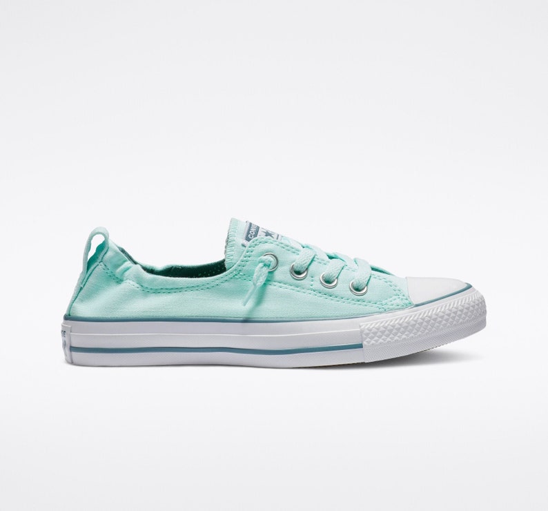 converse slip on blue