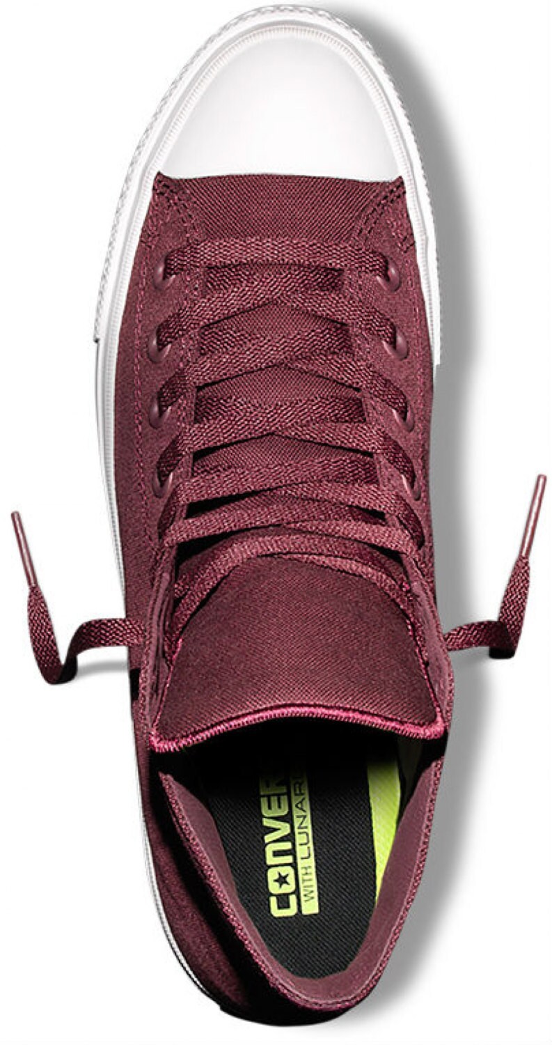 Burgundy Maroon Converse Chuck Taylor II High Top Mens Ladies Mono Red Wine Purple w Swarovski Crystal Rhinestone All Star Sneakers Shoe