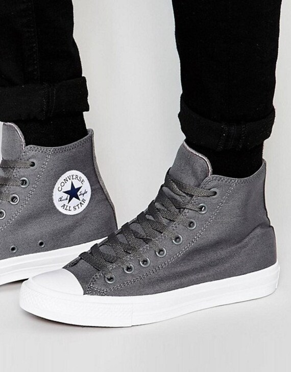 grey converse for men