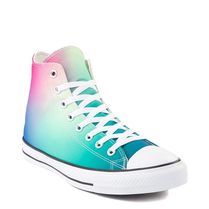 Converse Chuck Taylor All Star Tie Dye Hi All Unisex Sizes Trainers Blue White | eBay