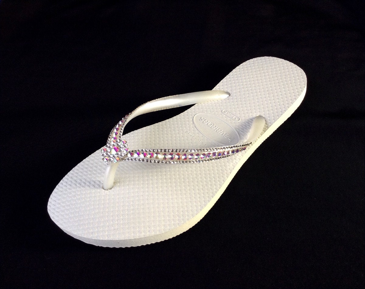 havaianas with bling