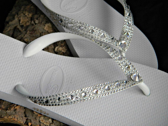 wedge heel wedding flip flops