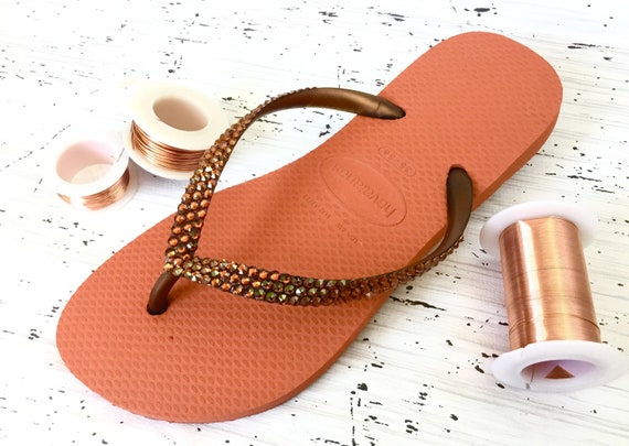 havaianas slim orange